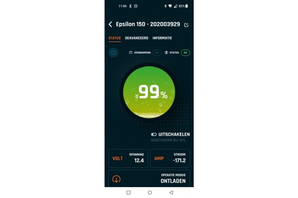 Super B Epsilon 12V100 LiFePO4 accu met Bluetooth BMS