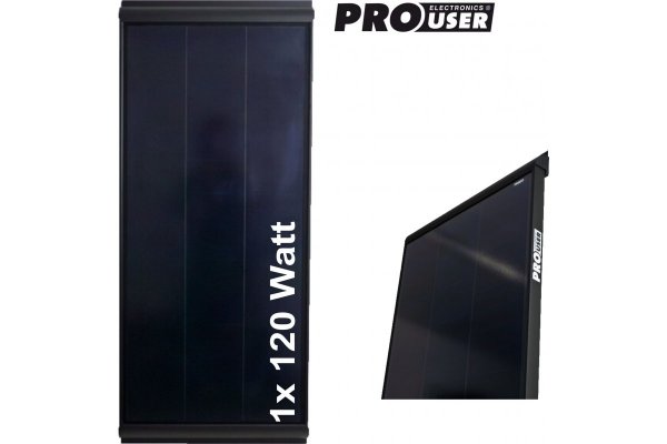 Zonnepaneel camper 1x 120 Watt inclusief regelaar en installatie