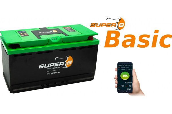 Super B Basic 150Ah pakket met 1600 watt omvormer inclusief installatie